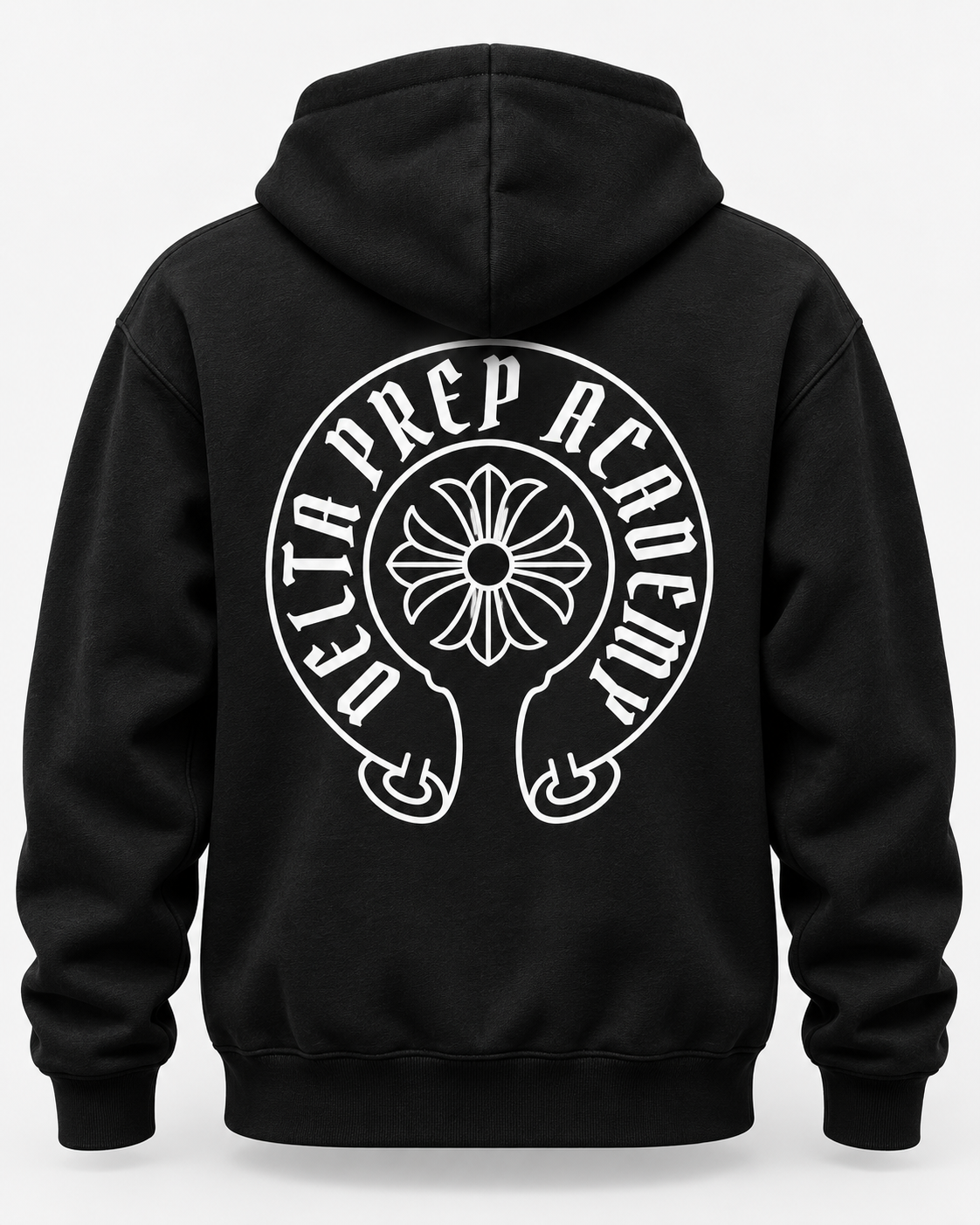 Delta Chrome Black Hoodie