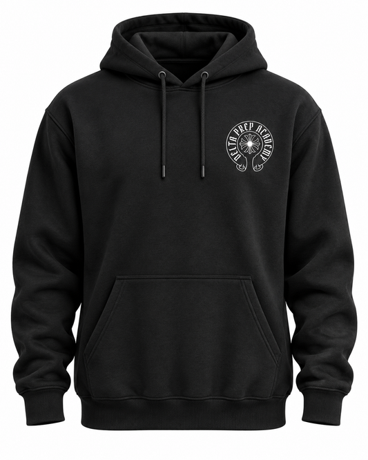 Delta Chrome Black Hoodie